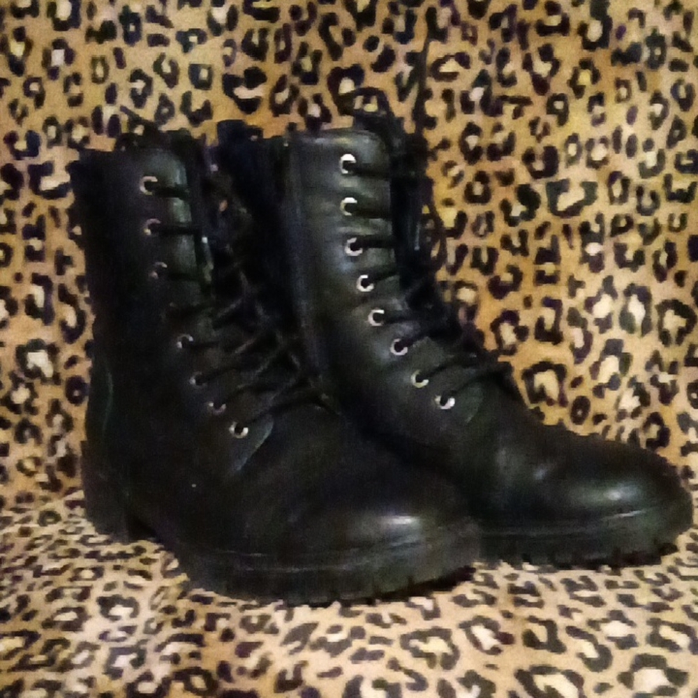 Black Combat Boots